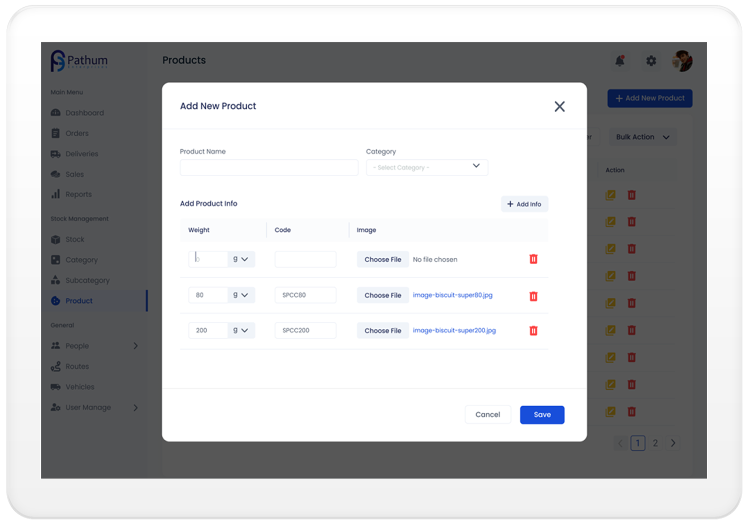 gessoart-distribution-app-add-new-product-UI