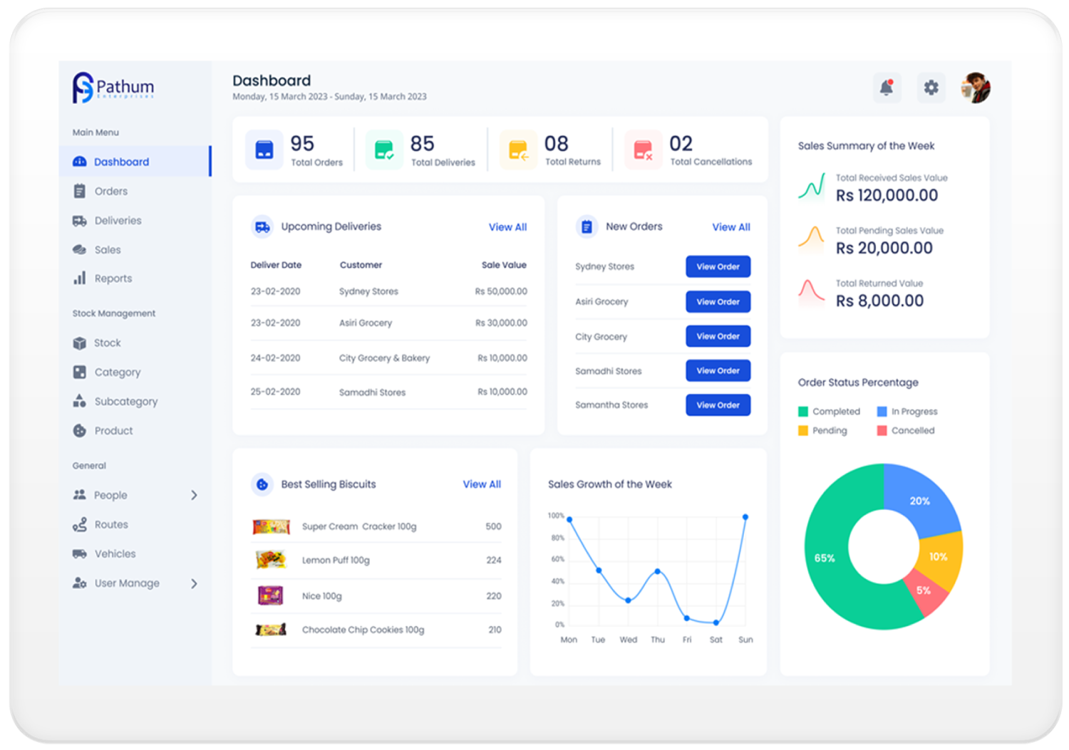 gessoart-distribution-app-dashboard-UI